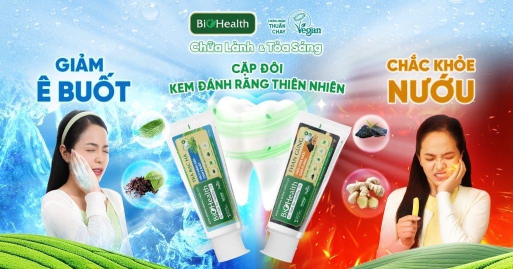 Kem đánh răng thiên nhiên BioHealth