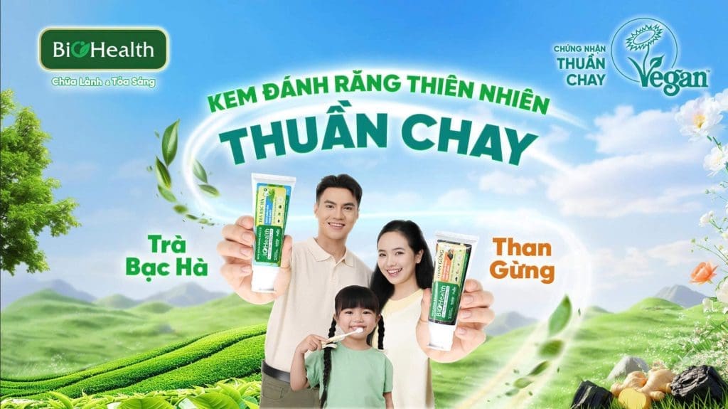 Bộ đôi kem đánh răng than gừng và trà bạc hà